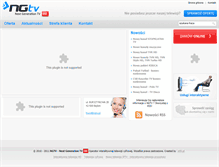 Tablet Screenshot of ngtv.pl